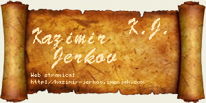 Kazimir Jerkov vizit kartica